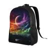 GTKSYNVE Rainbow sky and moon Travel Backpack for Women Men Large Laptop Bag 16.1Inch College Bag Casual Daypack view 2