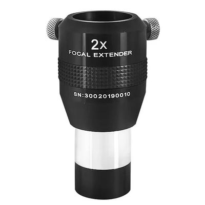 1.25 Inch 2X Apochromat & Achromatic 31.7mm Power Barlow Lens Metal Extender Lens