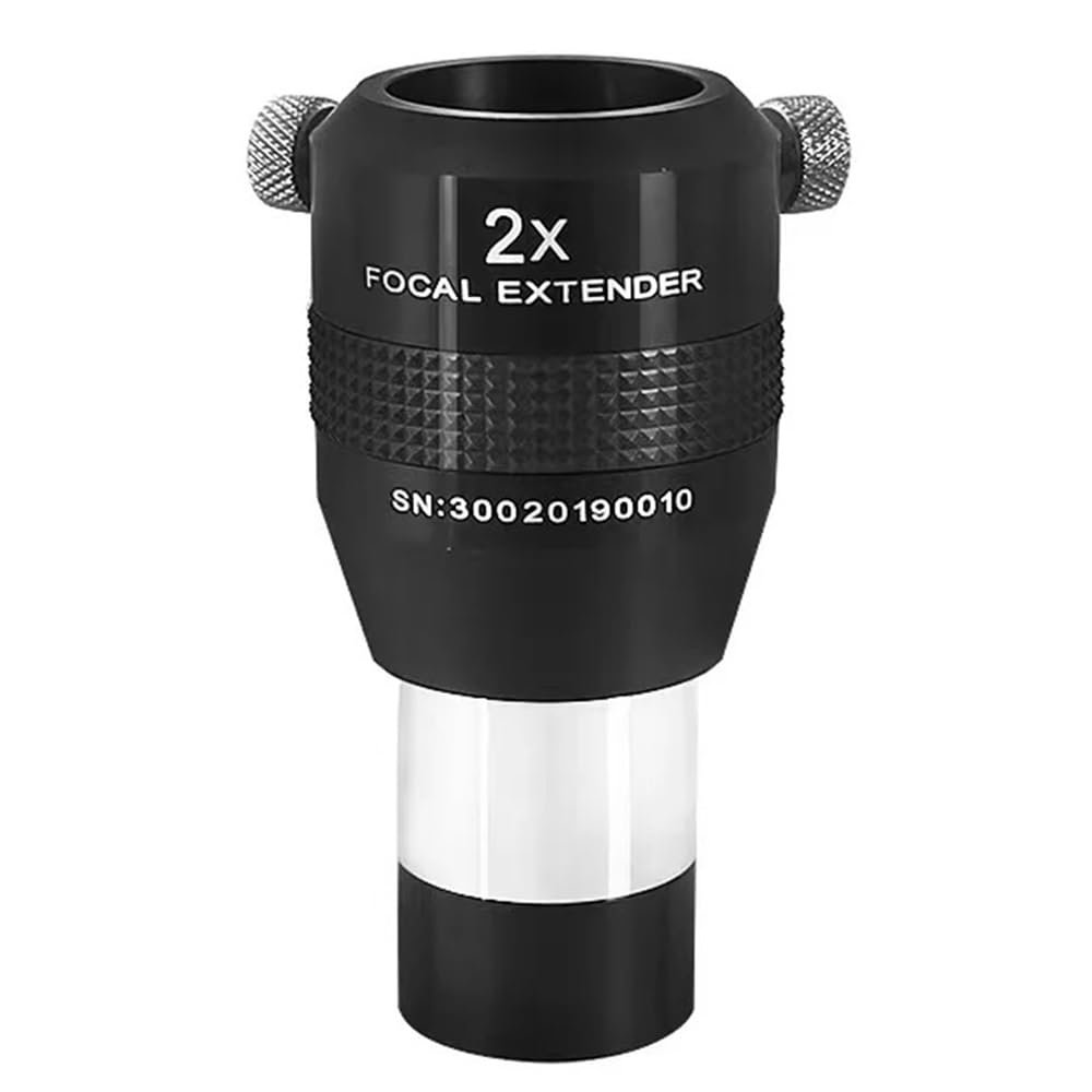 1.25 Inch 2X Apochromat & Achromatic 31.7mm Power Barlow Lens Metal Extender Lens