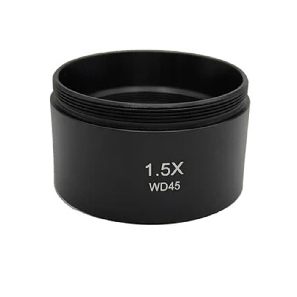 0.3X 0.5X 0.7X 0.75X 1.0X 1.5X 2.0X Auxiliary Objective Lens Barlow Lens for Binocular Stereo Microscope(1.5X)
