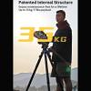 YC Onion PINETA Peak Carbon Fiber Tripod with Coconut 75mm Bowl Head, 35kg/77lbs Payload with Bowl Head, Adjustable Legs, One Step Release Travel Camera Tripod for Mirrorless, DSLR view 3