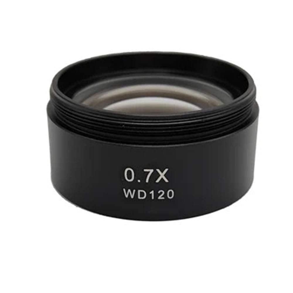 0.3X 0.5X 0.7X 0.75X 1.0X 1.5X 2.0X Auxiliary Objective Lens Barlow Lens for Binocular Stereo Microscope(0.7X)