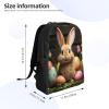 GTKSYNVE Easter Egg Bunny Travel Backpack for Women Men Large Laptop Bag 16.1Inch College Bag Casual Daypack view 4