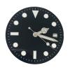 29mm Blue Luminous Watch Dial + Green Luminous Hands Watch Face Replacement Accessories Set for 8215/8200/821A/2813 Movement(BLACK) view 1