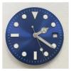 29mm Blue Luminous Watch Dial + Green Luminous Hands Watch Face Replacement Accessories Set for 8215/8200/821A/2813 Movement(BLACK) view 2