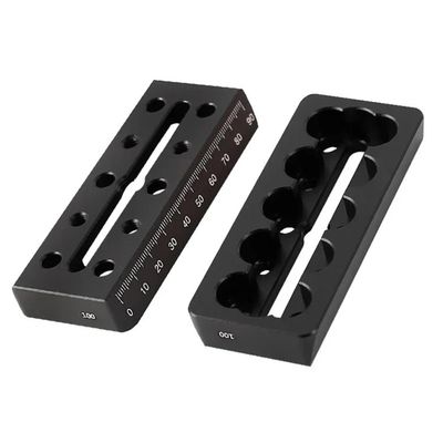 100mm 220mm 320mm 440mm Gauge Dovetail Astronomical Telescope Guide Rail Equatorial Instrument Accessories(100mm XY-250127 Black)