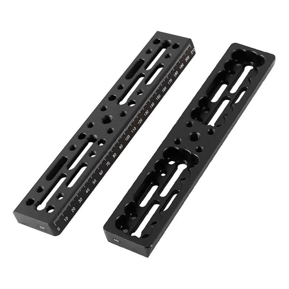 100mm 220mm 320mm 440mm Gauge Dovetail Astronomical Telescope Guide Rail Equatorial Instrument Accessories(220mm XY-250128 Black)