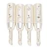 4Pcs BFA Banana Plug, Silver Plated Banana Plugs Connector for 7Mm/0.3in Speaker Wire, Ideal for Audio Systems view 3