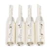4Pcs BFA Banana Plug, Silver Plated Banana Plugs Connector for 7Mm/0.3in Speaker Wire, Ideal for Audio Systems view 4