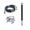 915MHz Antenna Kit for Helium Miners, 5.8dBi Gain, 3m Low Loss Cable, U-Bolt Mount (White, 35CM) view 1