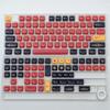 APOJHGF Custom PBT Keycap Set Compatible with Mechanical Keyboards 130 GMK Blue Samurai Style MX Switches MOA KOA Profile(GMK Red Samurai-KR) view 1