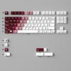 APOJHGF Profile Red Gradient Transparent Keycaps Mechanical Keyboards Crystal Clear Shine Through Design(Red Dragon) view 1