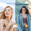 AIRMARS Smart Glasses for Men & Women, Bluetooth Glasses with Photochromic/Blue Light Filter&Polarized Lenses, Smart Sunglasses for Women with Speaker, Interchangeable Frames (Silver) view 2