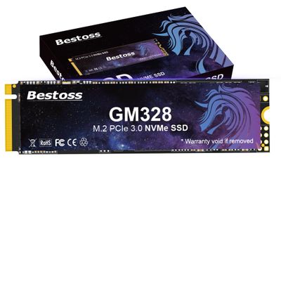 2TB NVMe M.2 2280 SSD, PCIe Gen3 3D NAND Internal Solid State Drive, Dynamic SLC Cache, Up to 3500MB/s, For Students, Office Work, Gaming, Home Entertainment, Compatible with Desktop or Laptop GM328