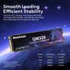 2TB NVMe M.2 2280 SSD, PCIe Gen3 3D NAND Internal Solid State Drive, Dynamic SLC Cache, Up to 3500MB/s, For Students, Office Work, Gaming, Home Entertainment, Compatible with Desktop or Laptop GM328 view 3