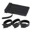 200 PCS 6 inch Reusable Fastening Cable Ties Cord Wrap and Hook Loop Cable Management - Black view 1
