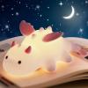 AVEKI Pink Dragon Night Light, Cute Baby Dragon Lamp Gifts for Girls and Princess, 10 Modes Adjustable Touch Baby Light, Rechargeable Nursery Lamp with Timer, Portable Nightlight for Kids Girl view 1