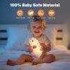 AVEKI Pink Dragon Night Light, Cute Baby Dragon Lamp Gifts for Girls and Princess, 10 Modes Adjustable Touch Baby Light, Rechargeable Nursery Lamp with Timer, Portable Nightlight for Kids Girl view 2
