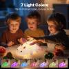 AVEKI Pink Dragon Night Light, Cute Baby Dragon Lamp Gifts for Girls and Princess, 10 Modes Adjustable Touch Baby Light, Rechargeable Nursery Lamp with Timer, Portable Nightlight for Kids Girl view 3