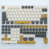 APOJHGF KBDiy KOA Keycaps 140 PBT Keycap MOA Japanese Korean Russian Style 7u ISO Compatible with Mechanical Keyboards(Glimmer-KR) view 1