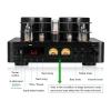 HiFi Hybrid Stereo Tube Amplifier Audio Receiver Coaxial/Optical Power Amplifier U Player view 2