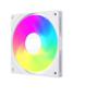 APOJHGF 120mm RGB Computer Fan Silent Cooling FDB Bearing Compatible with Chassis and CPU(White 1pcs) view 1