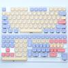 APOJHGF KOA Ocean Whale PBT Keycap Set 135 Mechanical Keyboards MOA Layout 7u ISO Suitable Compatible with Japanese Korean and Russian Layouts(Marshmallow-RU) view 1