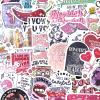 100 PCS Kindle Stickers,Holographic Romance Book Sticker for Adults,Kids Book Stickers Pack for Booktok Lovers Vinyl Decals Reading Gifts Laptop Ebook Readers IPAD Water Bottles Journal view 2
