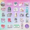 100 PCS Kindle Stickers,Holographic Romance Book Sticker for Adults,Kids Book Stickers Pack for Booktok Lovers Vinyl Decals Reading Gifts Laptop Ebook Readers IPAD Water Bottles Journal view 4
