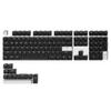 APOJHGF 129 Double Shot PBT Keycaps Low Profile Compatible with 60 Percent 65 Percent 75 Percent 100 Percent Keyboards Compatible with and MX Switches(129 Keys Black) view 1