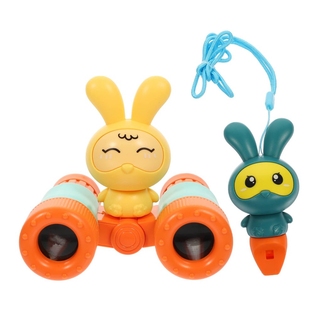 DIYEAH Detachable Boys and Girls Binoculars Fun Children Binocular Plaything 8X Magnification Ideal Outdoor Exploration Toy
