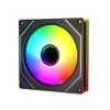 APOJHGF 120mm RGB Case Fan 12V 4PIN Cooling Fan Compatible with PC CPU and Computer Chassis(Black Reversed) view 1