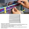 100 Set Plastic Black Cable Tie, Mountable Heads Screw Mount Cable Ties for Installations Organization Home Storage view 4