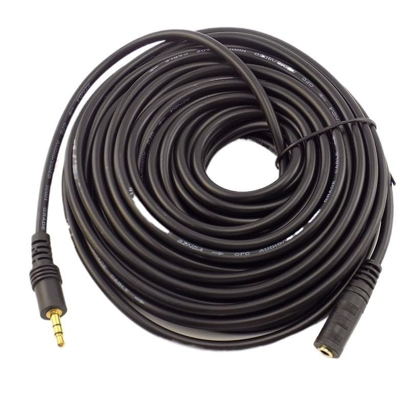 YWZBQL Wen ST 1.5/3/5/10M 3.5mm Stereo Male to Female Audio Extension Cable Cord for Headphone TV Computer Earphone D5(1.5m)