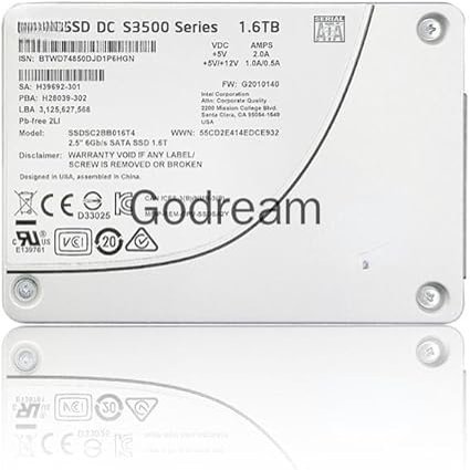 for S3500 1.6T MLC SATA Enterprise Desktop SSD