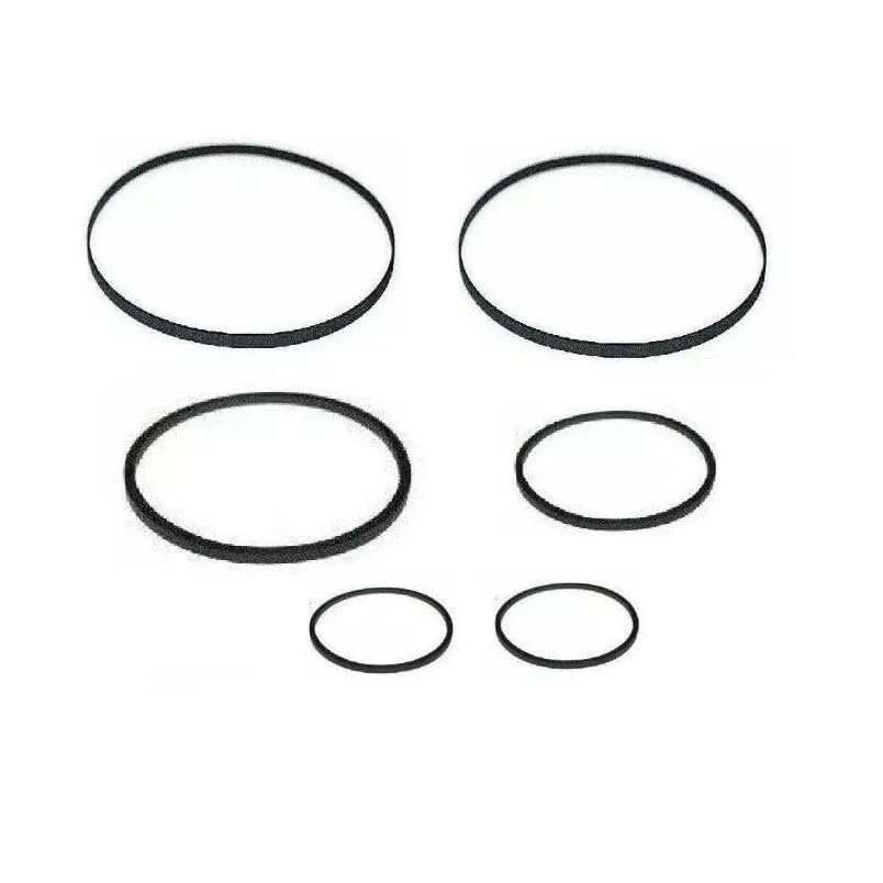 CD & Cassette Tape Deck Rubber Belt Kit (6X Belts -All Unit Belts) Compatible with Sony Disc Player Audio System