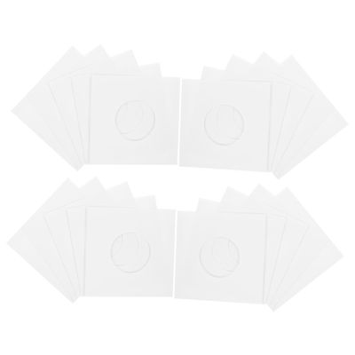 Alipis 20pcs Vinyl Record Storage Bags Breathable Kraft Sleeves Right-Angle Design for Easy Organization and of Your Collection