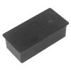 Desktop Socket Concealed Power Strip Table Connection Box 3 Hole Outlets Wireless Charging 15A AC view 3