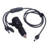 3 in 1 USB C/Car Charger/DC to DC Replacement Cable for Mini, 18AWG DC Power Supply 12V/24V 10A Car Charger Supply Cord Adapter Plug (1m) (2m) (3meter) (5m) view 1