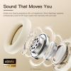 iKF T1 Max Wireless Bluetooth Over Ear Headphones,Active Noise Cancellation, Up to 100H Playback, HiFi Sound 40mm Drivers,Dual Device Connection, Wired Mode,for Travel, Work, Gaming,School (Offfwhite) view 3