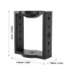 75mm Tripod Head Bowl Riser, Aluminum Half Ball Flat to Bowl Adapter Converter, Sturdy CNC Machined, for Video Camera Tripod DSLR Rail Slider, Raises Camera 5.3in, 10kg Load Capac view 4
