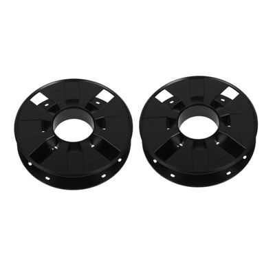 KALLORY 2pcs Printer Cord Storage Reel Capacity Electric Extension Cable Organizer Efficient Wire Management for Home Studio and School Use