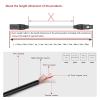 ROBAUN 1PC 3Pin Male/Female to Mini 3Pin Male/Female Cable for Blackmagic Pocket Cinema 4k Camera to Mini Line(M to Mini F-VT,0.29m) view 2