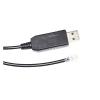 KUIQEO FENG GUO Origin FT232RL CHIP USB to RJ9 4P4C Adapter RS485 Converter Serial Communication Cable Compatible with The Lust LTI SMC1 PLC Control to PC Host(5M) view 3