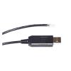 KUIQEO FENG GUO Origin FT232RL CHIP USB to RJ9 4P4C Adapter RS485 Converter Serial Communication Cable Compatible with The Lust LTI SMC1 PLC Control to PC Host(5M) view 4