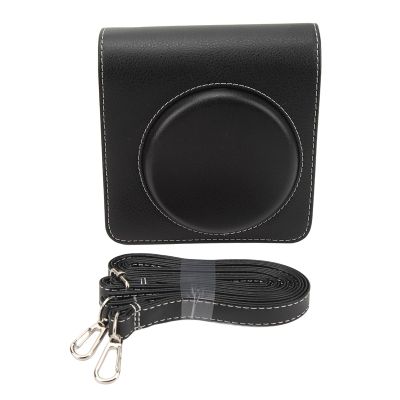 Mtlavishness Vintage PU Leather Camera Protective Bag With Adjustable Shoulder Strap And Multiple Compartments For SQ40 Ideal For Traveling And Photography Lovers Approx