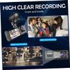 KALLORY Lens Dash Cam Recording for Front Inside and Rear Views Night Recording -Button Locking for Car Safety and Security view 3