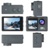 WACLA Action Camera 5K 60FPS 480MP, WiFi Adjustable Wide Angle Dual Screen Camera, 170Ultra Wide-Angle and Six-Axis Anti-Shake, for Cycling,M40TR view 1