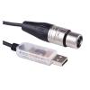 KUIQEO FENG GUO F/;TD/;1 FT232RL USB to XLR Fixture and DMX Control Serial Converter Cable(6FT) view 1