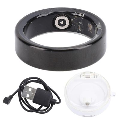 Smart Ring Health Tracker, Sleep Tracking Wearable Health Rings, Health Fitness Tracker Rings with Charging Case, with Multiple Sport Modes (21.6mm / 0.85in)